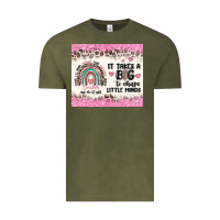 Vintage Olive it takes a big to shape little minds Vintage Tee - MaliasSmallBusiness