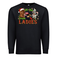 Black all the jingle ladies Premium Sweatshirt - CowGirlArtShop