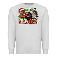 Dove Grey all the jingle ladies Premium Sweatshirt - CowGirlArtShop
