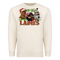 Sandshell all the jingle ladies Premium Sweatshirt - CowGirlArtShop