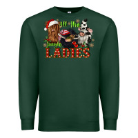 Sports Green all the jingle ladies Premium Sweatshirt - CowGirlArtShop