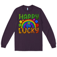 Plum Western Happy Go Lucky LGBTQ+ Long Sleeve Tee - BundleAndBundleShop