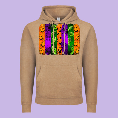 Halloween Brushstroke Vintage Hoodie Designed By Jasminsmagicworld