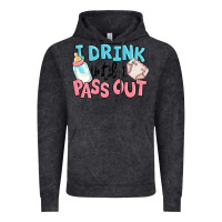 Vintage Black i drink until i pass out baby Vintage Hoodie - MaliasSmallBusiness