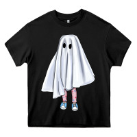 Black cute ghost Heavy Core Tee - BundleAndBundleShop