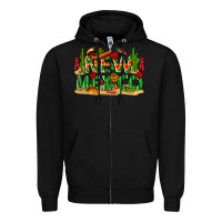 Black New Mexico Zipper Hoodie - texasbilliewilder