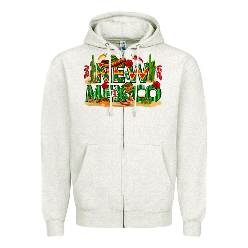 New Mexico Zipper Hoodie by texasbilliewilder | Teevron