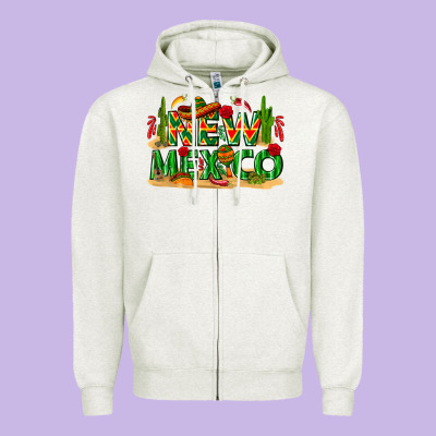 New Mexico Zipper Hoodie Designed By Texasbilliewilder