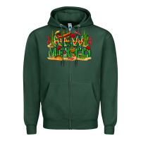 Sports Green New Mexico Zipper Hoodie - texasbilliewilder