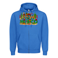 True Royal New Mexico Zipper Hoodie - texasbilliewilder