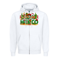 White New Mexico Zipper Hoodie - texasbilliewilder