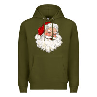 Army Green santa claus Premium Hoodie - CowGirlArtShop