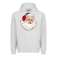 Dove Grey santa claus Premium Hoodie - CowGirlArtShop