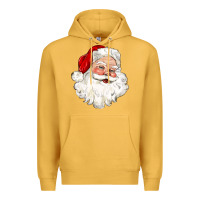 Mustard santa claus Premium Hoodie - CowGirlArtShop