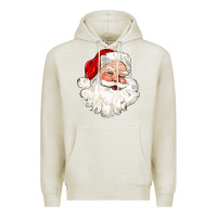 Oatmeal Heather santa claus Premium Hoodie - CowGirlArtShop