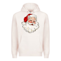 Pale Pink santa claus Premium Hoodie - CowGirlArtShop