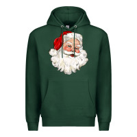 Sports Green santa claus Premium Hoodie - CowGirlArtShop
