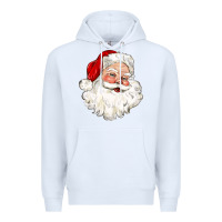 White santa claus Premium Hoodie - CowGirlArtShop