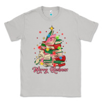 Moon Dust merry bookmas christmas book tree Classic Tee - MaliasSmallBusiness