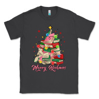 Smoke merry bookmas christmas book tree Classic Tee - MaliasSmallBusiness