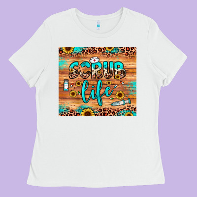 Scrub Life Ladies Tee Designed By Jahusdesignshop