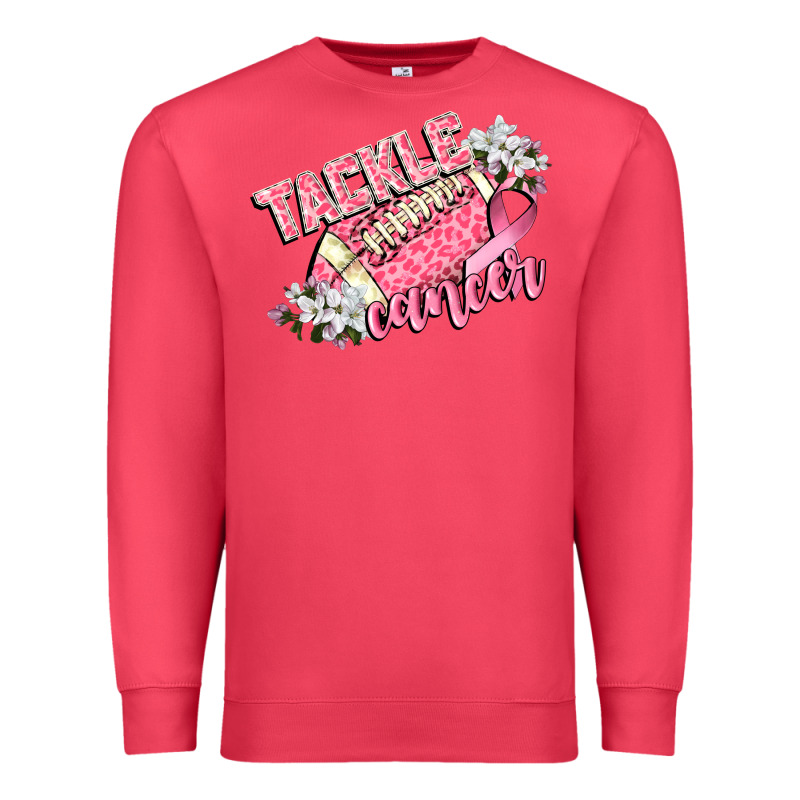 Tackle Cancer Premium Sweatshirt by CowGirlArtShop | Teevron