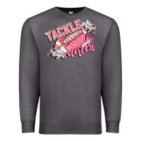 Charcoal Heather tackle cancer Premium Sweatshirt - CowGirlArtShop