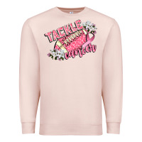Pale Pink tackle cancer Premium Sweatshirt - CowGirlArtShop