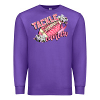 Purple tackle cancer Premium Sweatshirt - CowGirlArtShop