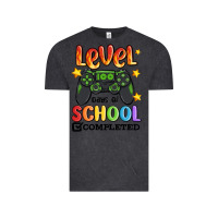 Vintage Black level 100 days of school completed Vintage Tee - MaliasSmallBusiness