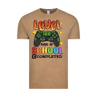 Vintage Coffee level 100 days of school completed Vintage Tee - MaliasSmallBusiness