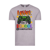 Vintage Zinc level 100 days of school completed Vintage Tee - MaliasSmallBusiness