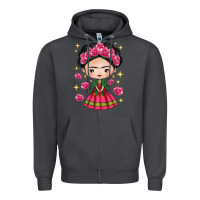 Smoke Mexican Girl Zipper Hoodie - texasbilliewilder
