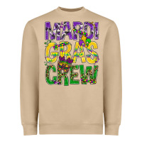 Mushroom Mardi Gras crew Heavyweight Sweatshirt - BundleAndBundleShop