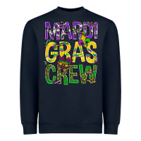 Navy Mardi Gras crew Heavyweight Sweatshirt - BundleAndBundleShop