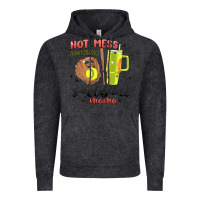 Vintage Black hot mess always stressed softball mama stanley cup Vintage Hoodie - MaliasSmallBusiness
