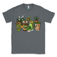 Charcoal Heather plant lover coffee cups Classic Tee - NancyCooperArtShop