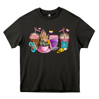 Asphalt nail art  coffee cups Heavy Core Tee - AdoDesignShop