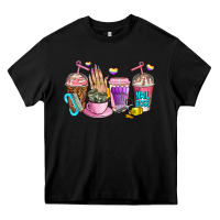 Black nail art  coffee cups Heavy Core Tee - AdoDesignShop