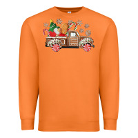 Carrot christmas gingerbread truck Premium Sweatshirt - CowGirlArtShop