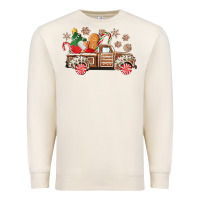 Sandshell christmas gingerbread truck Premium Sweatshirt - CowGirlArtShop