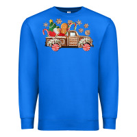 True Royal christmas gingerbread truck Premium Sweatshirt - CowGirlArtShop
