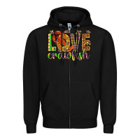Black Mardi Gras love crawfish Zipper Hoodie - NancyCooperArtShop