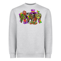 Heather Grey mardi gras dental Heavyweight Sweatshirt - BundleAndBundleShop