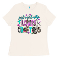 Bone just a girl who loves crafting Ladies Tee - AdoDesignShop