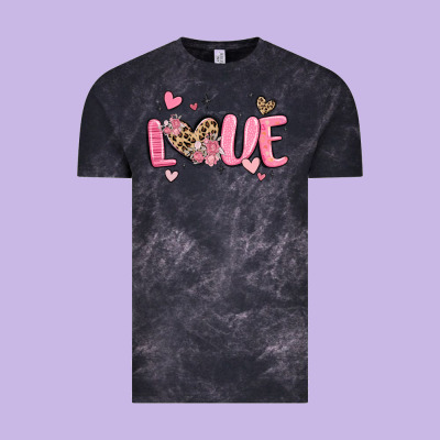 Love Valentines Day Vintage Tee Designed By Maliassmallbusiness