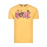 Vintage Mustard love valentines day Vintage Tee - MaliasSmallBusiness