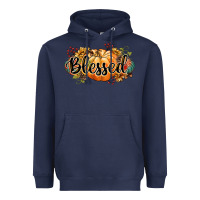 Navy blessed Heavyweight Hoodie - CowGirlArtShop