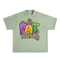 Oil Green fat tuesday Urban Heavy Tee - MaliasSmallBusiness