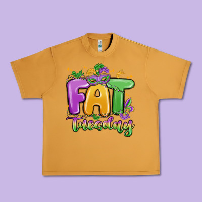 Fat Tuesday Urban Heavy Tee Designed By Maliassmallbusiness